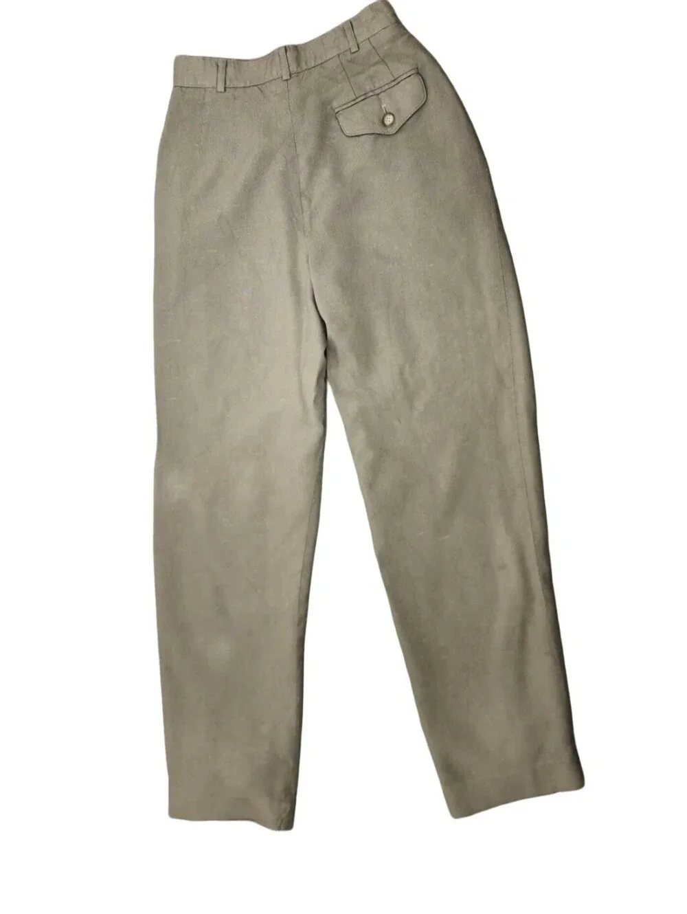VTG 90s Liz Claiborne Collection Lined Trousers Taupe 4